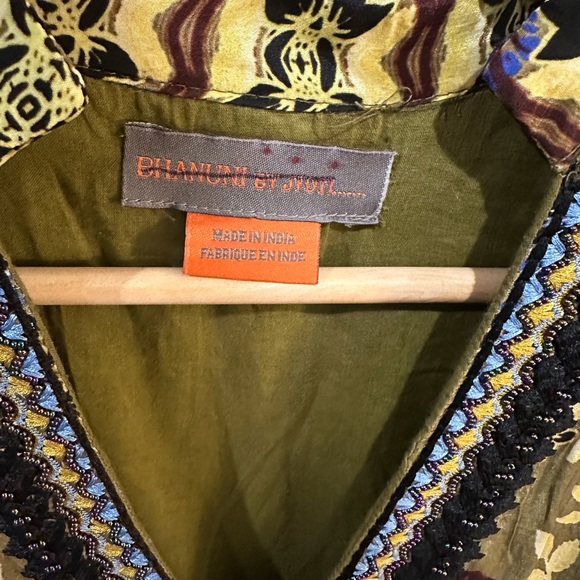 Anthropologie Bhanuni by Jyoti Beaded V-neck Maxi Dress - Picture 9 of 9